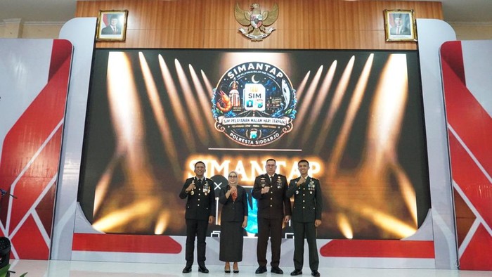 Polresta Sidoarjo Luncurkan Simantap, Perpanjang SIM Kini Bisa Dilakukan di Malam Hari Akhir Pekan