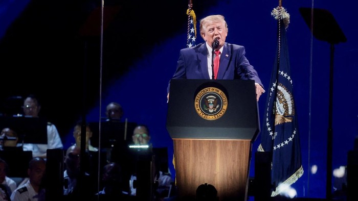 Trump Serang Komunisme dalam Pidato Hari Kemerdekaan AS: "Komunisme Itu Pecundang"