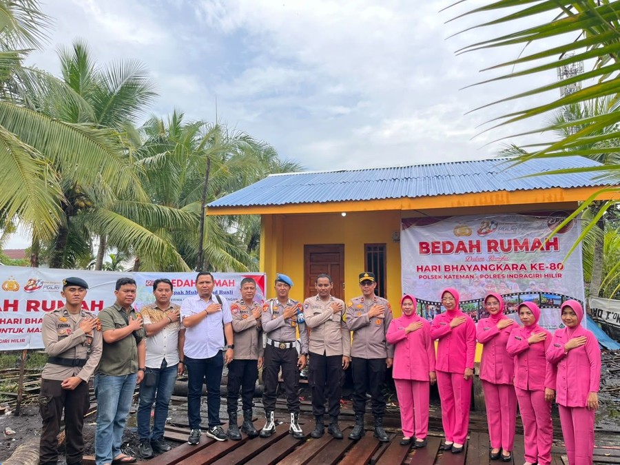 INDRAGIRI HILIR, Warkini.com  – Menyambut momentum Hari Bhayangkara yang ke-80, Kepolisian Resor (Polres) Indragiri Hi