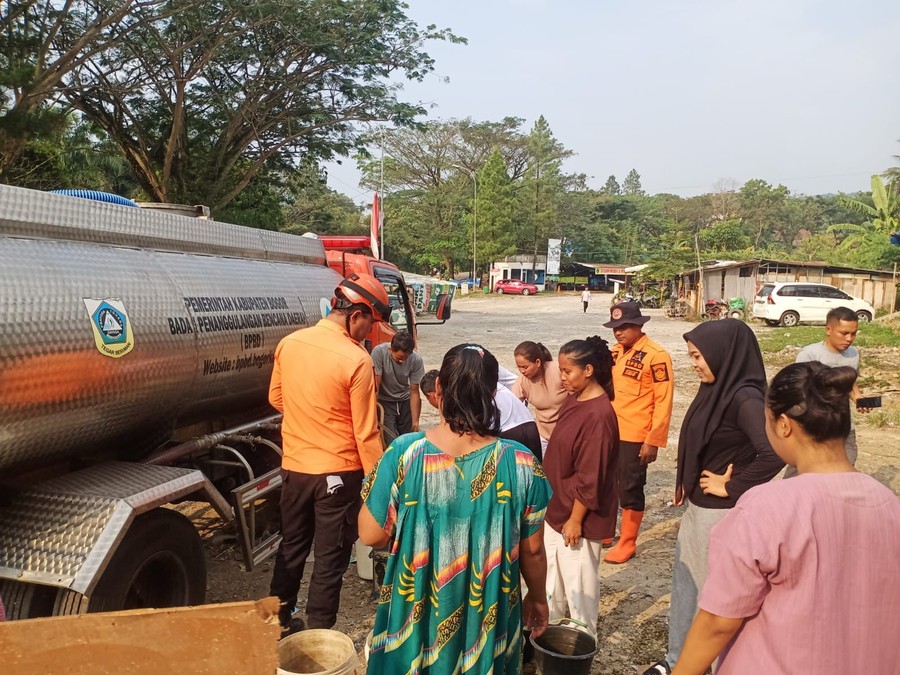 Imbas Kemarau, 555 Warga di Babakan Madang Bogor Kekurangan Air Bersih