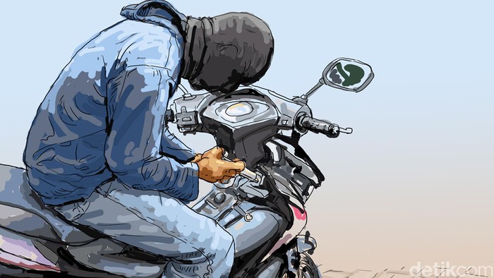 Maling Kambuhan di Jakbar Beraksi Lagi, Kini Curi Motor buat Beli Narkoba
