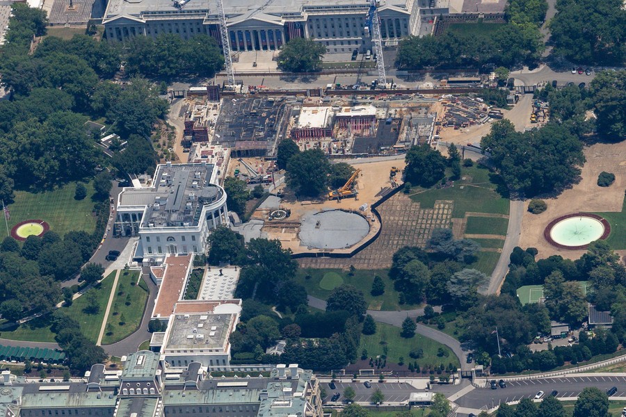 Helipad Baru di South Lawn Jadi Proyek Terbaru Trump Renovasi Gedung Putih
