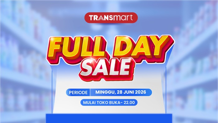Besok Serbu Transmart Full Day Sale! Pesta Diskon Meriah 50% + 20%