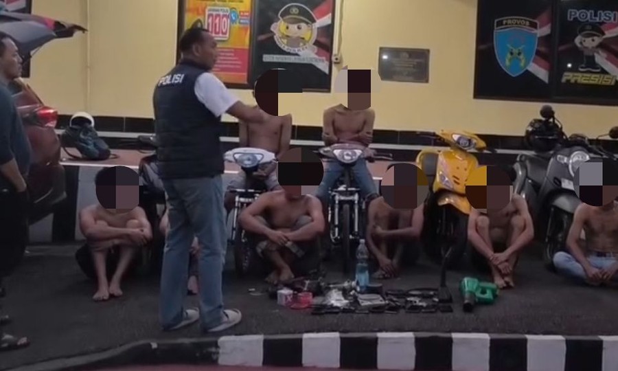 Polisi Bubarkan Aksi Balap Liar di Cileungsi Bogor, Sembilan Pemuda Diamankan