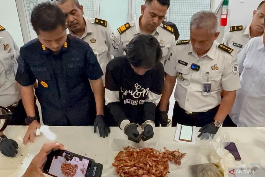Sabu Disembunyikan dalam Oseng-oseng Cumi, Pengunjung Lapas Narkotika Jakarta Digagalkan