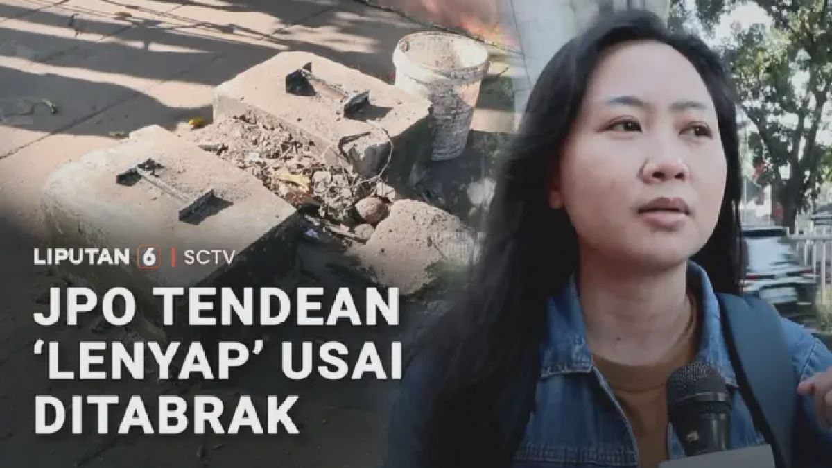 JPO Tendean Jakarta Selatan Dibongkar, Warga Kelimpungan Menyeberang