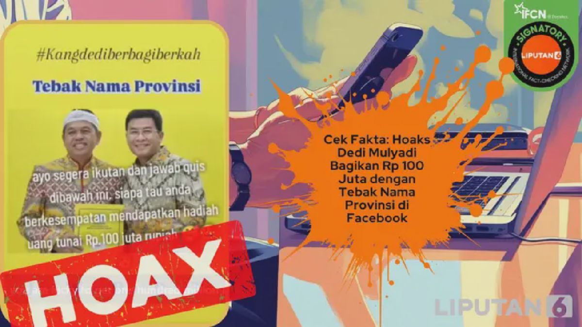 Cek Fakta: Modus Hoaks Politik di Facebook Menarget Dedi Mulyadi dan Gibran