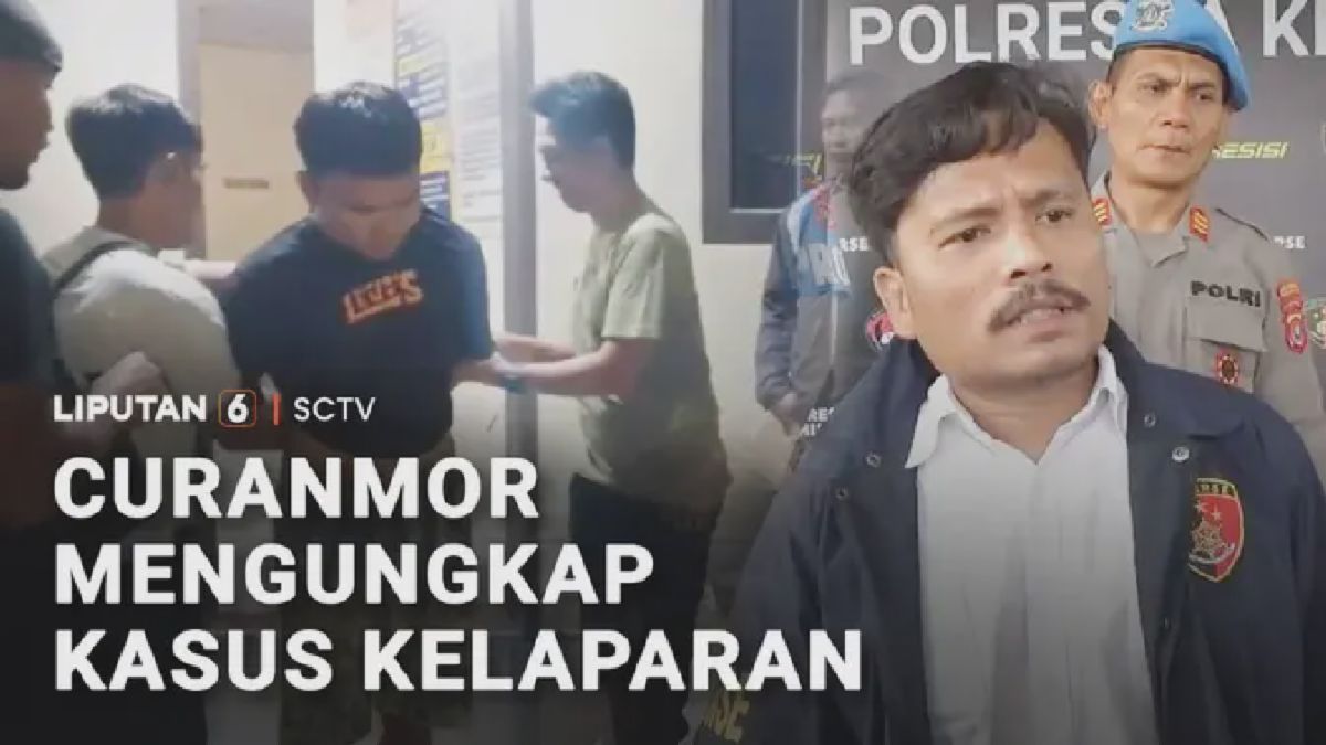 Polisi Ciduk Pencuri Motor di Kendari, Iba Melihat Kondisi Istri dan Anak Pelaku