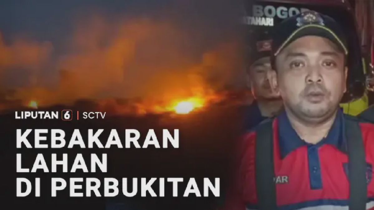 Kebakaran Lahan Melanda Perbukitan Gunung Wangun, Satu Hektare Hangus