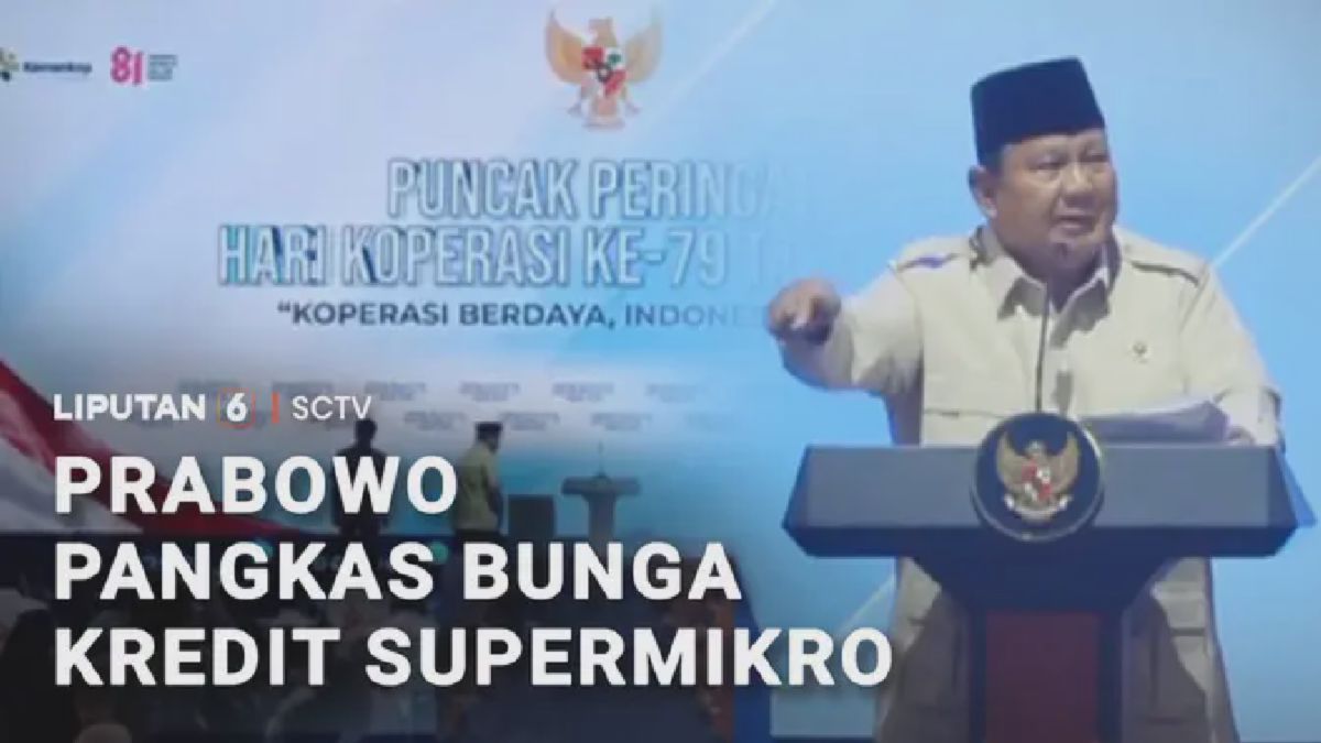 Prabowo Pangkas Bunga Kredit Supermikro dari 22 ke 8 Persen