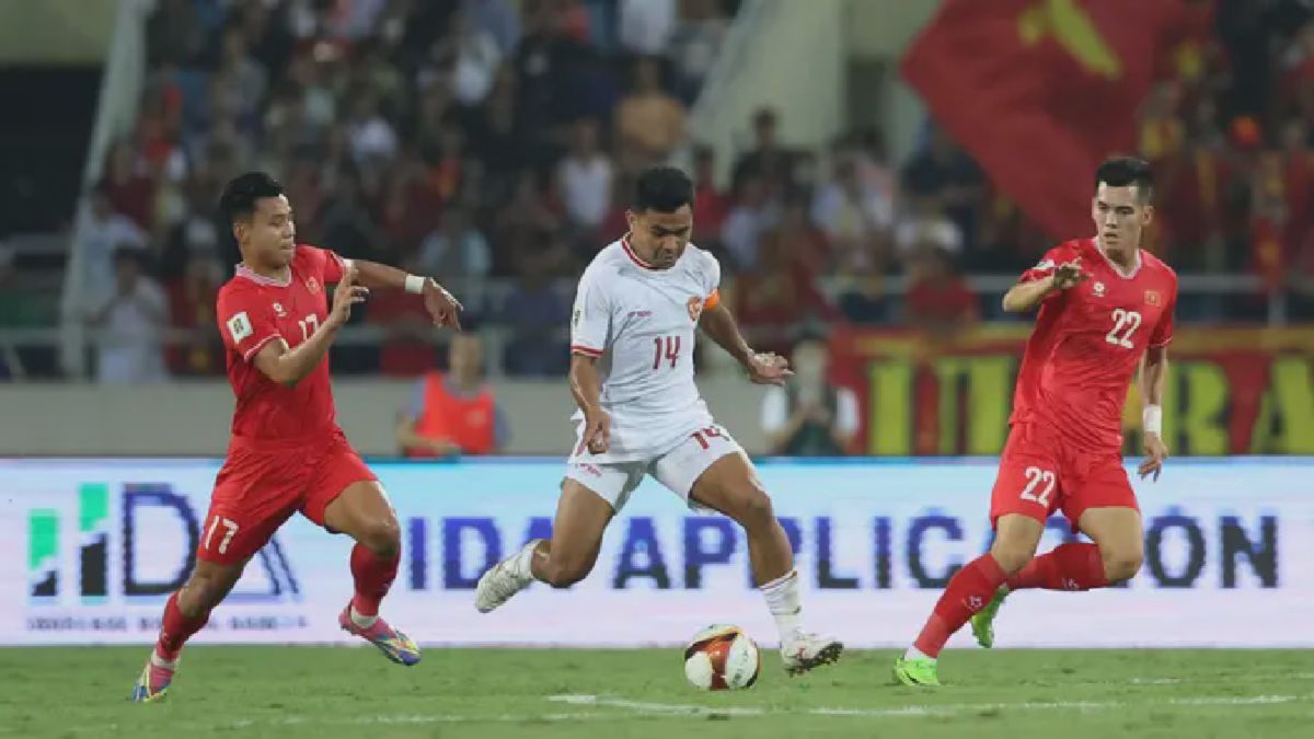 Timnas Indonesia Tahan Tekanan Vietnam di My Dinh
